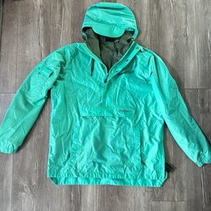 Men’s Marmot pullover, rain jacket